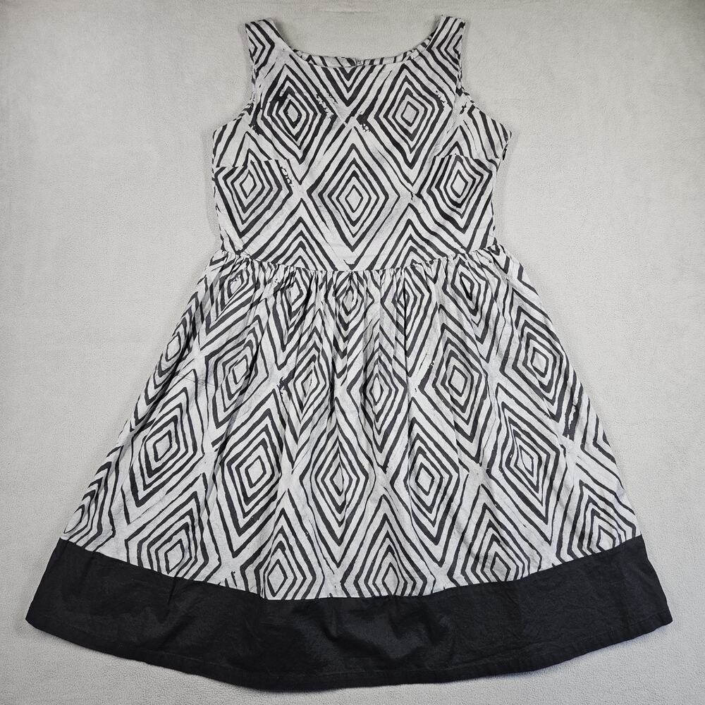 Global Mamas Dress Womens Large Sleeveless Boho Chic Organic Cotton Timeless